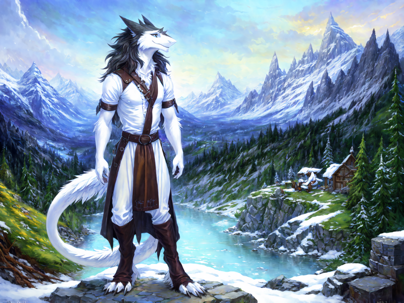 02601-3725016539-None-20230421065606-A ((digital painting)_1.0) of ((anthro furry male sergal)_1.2) in ((((white torn shirt)_1.2), leather mage robe, fluffy grey fur.png